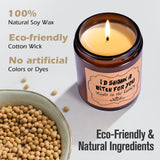 Cinque Lavender Scented Candle Gifts For Women Funny Friendship Gift For Best Friend Bff Bestie Sister Coworker Unique Birthday Christmas Thanksgiving Present For Mom Female Girl Her