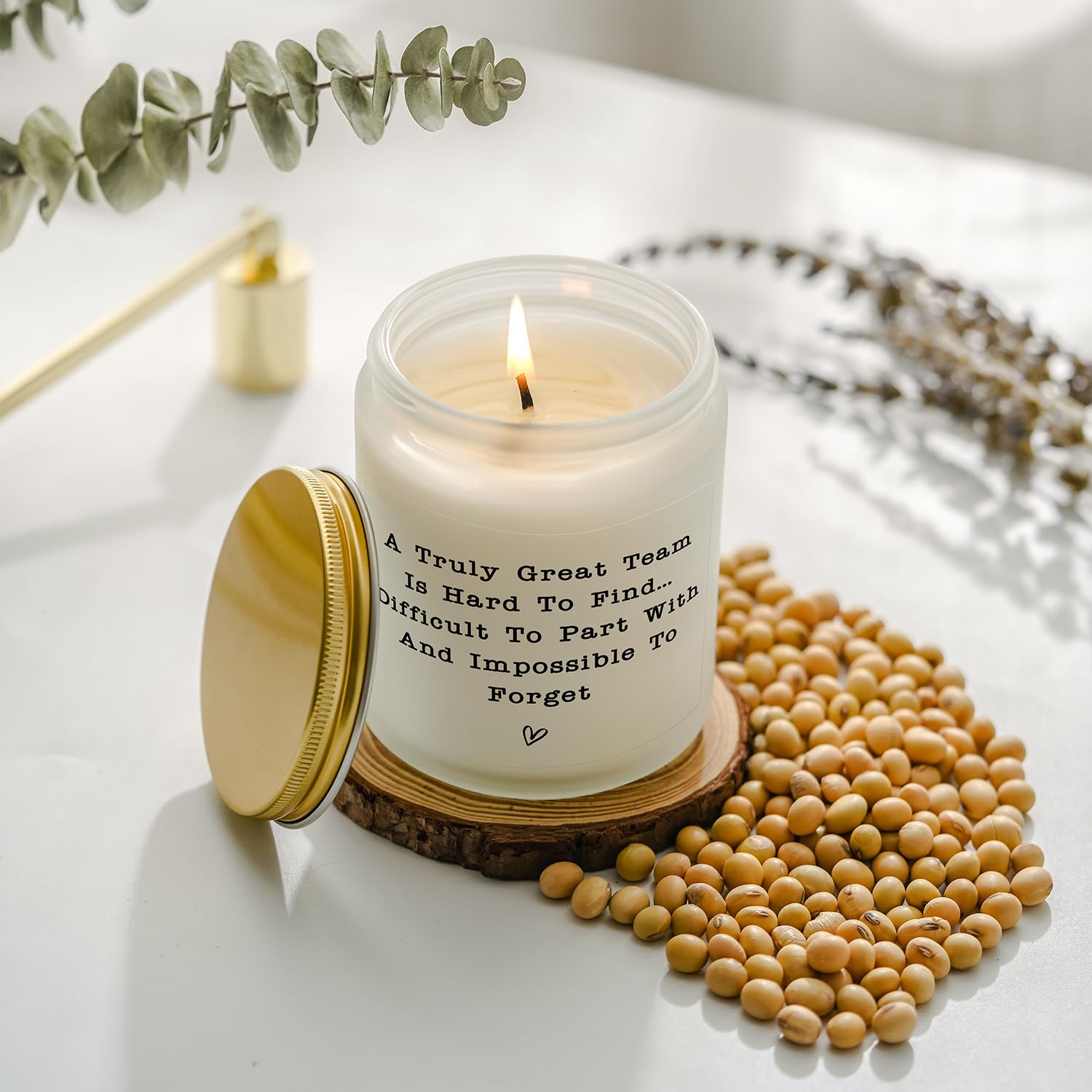 Leaving Job Gifts For Coworkers, Coworker Appreciation, Women Men Team Gift, Lavender Scented Candle, Goodbye Gift For Boss Coach Nurse, Thank You, Farewell, Going Away, Retirement Gifts