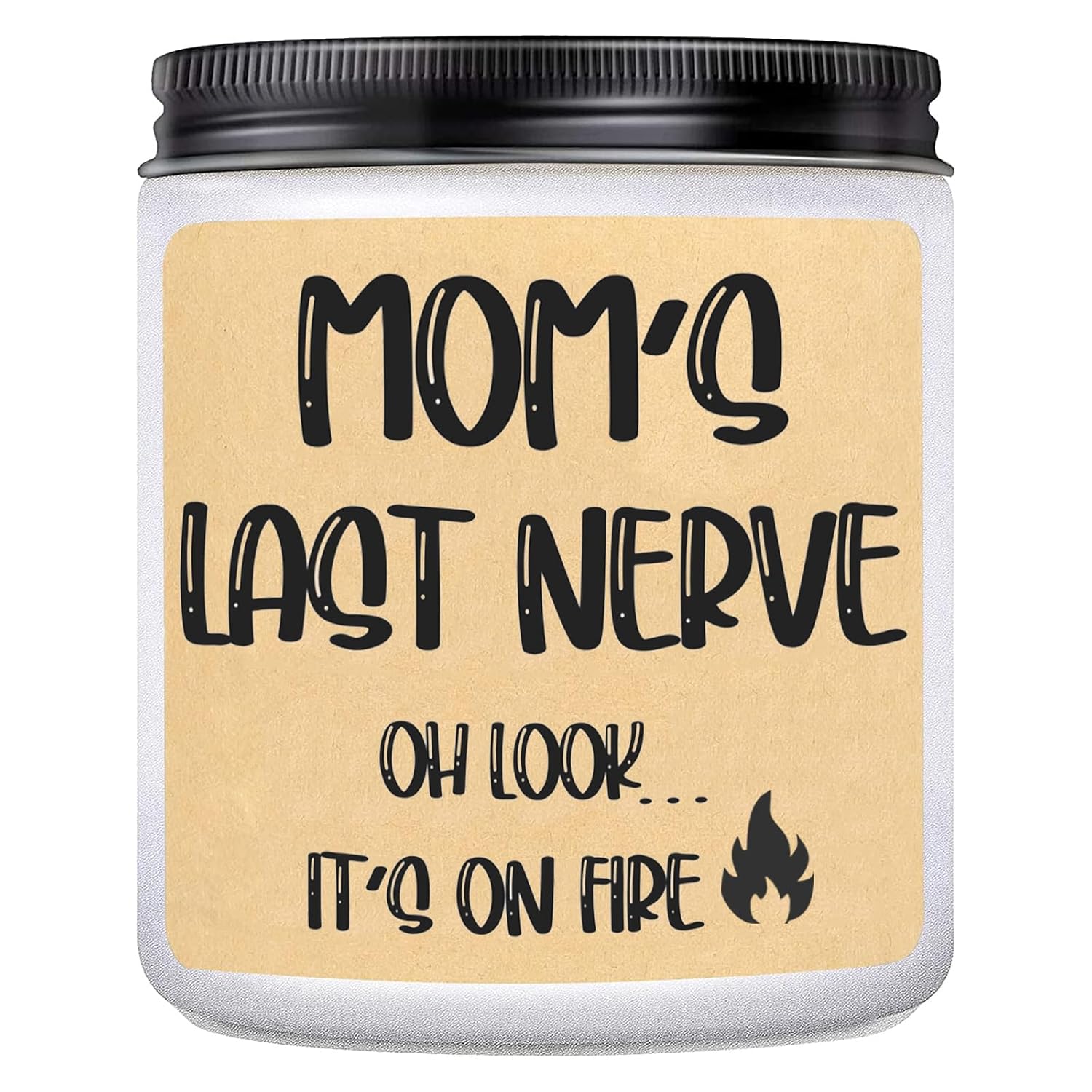 Moms Last Nerve Candle - Funny Mother'S Day Gift For Mom - Birthday Gift For Grandma