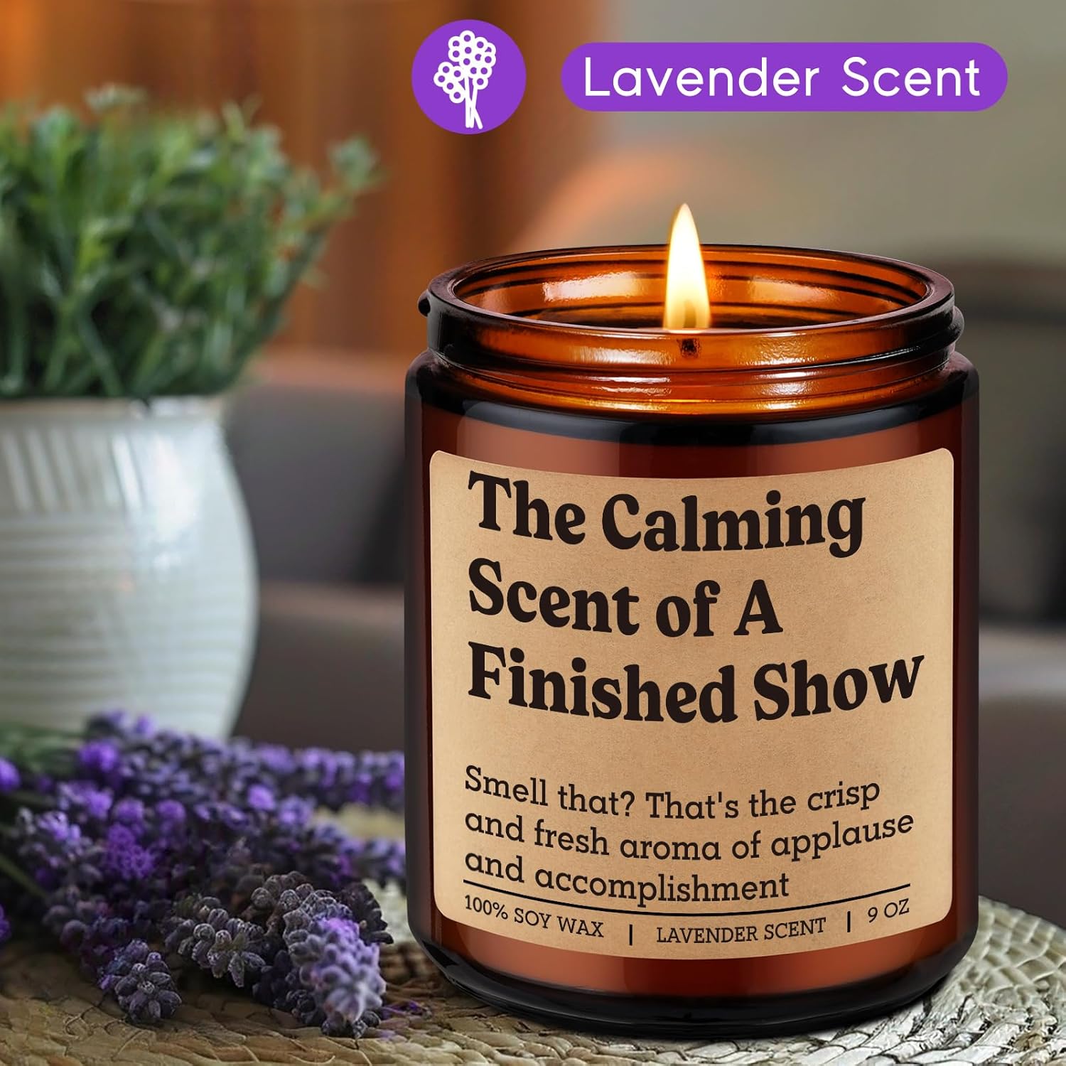 Candle, Dance Recital Gifts For Dancer, Dancing Essentials For Pole Dance Teacher, Ballet Coach, Dancing Team Girls - Competition, Finished Show Gifts For Performer Singer Actor Musician
