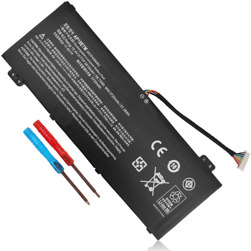 Ap18E7M Ap18E8M Battery For Acer Predator Helios 300 Ph315-52 Ph315-53 Ph317-5