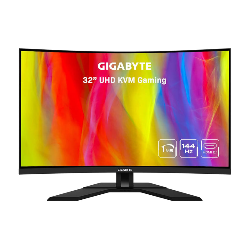 GIGABYTE M32UC 32" 144Hz (160Hz OC) 4K UHD Curved Gaming Monitor, SS VA, 3840x