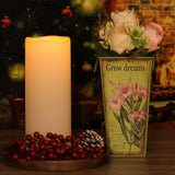 2 Pack 10"X4" Outdoor Big Flameless Candles, Battery Operated Large Flameless Candles With Remote & Timer, Led Flickering Pillar Candles,Long-Lasting, Ivory White