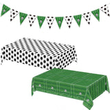 Soccer Party Decorations Disposable Tablecloth Soccer Table Cloth
