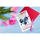 Happy First Mothers Day Card - Funny Mom To Be Mothers Day Card With Envelope Photo Insert Happy Gift Pregnancy Gift For Expecting Mom
