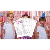 Birthday Game Cards - Teens Birthday Party Game - 30Cards – Birthday Game Card Set - (Birth09)