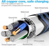 5 Pack USB A to USB C Fast Charging Cable Set 3FT 6FT 10FT for Samsung Galaxy LG