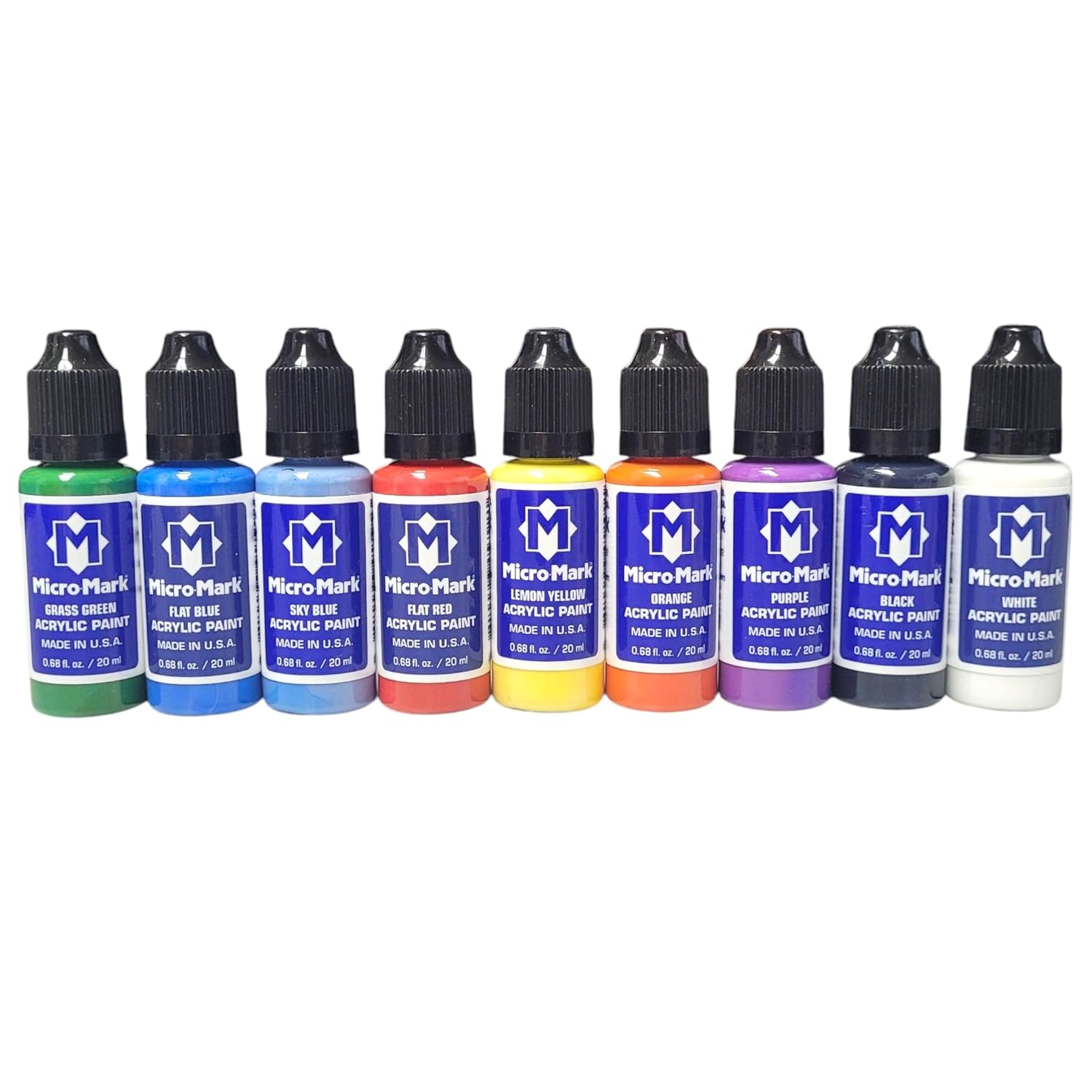 Micro-Mark Prime Plus Acrylic Paint Set