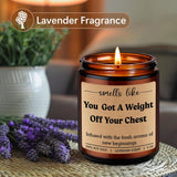 Get Well Candle - Mastectomy Gifts For Women, Breast Cancer Gifts - Funny Breast Reduction, Mastectomy Recovery, Cancer Survivor, Top Surgery Present For Woman, Men - Post Lumpectomy Must Haves