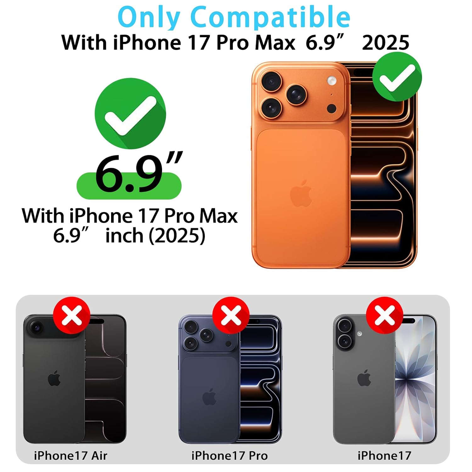 For Iphone 17 Pro Max Case Cute Heart Phone Case Soft Slim Tpu Shockproof Phone Cover For Women Girls - Red And Pink