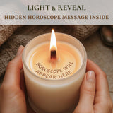 Cancer Zodiac Candle – Personalized Horoscope Reveal Candle | Astrology Gift For Cancer | Coconut & Soy Wax, Custom Scented | Monthly Horoscope Inside | Unique Zodiac Birthday Gift