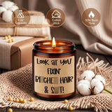Hairstylist Candle - Hairdresser Gifts, Hair Stylist Gifts For Women, Men - Hair Salon Decor, Cosmetology Graduation Ideas - Funny Valentines, Birthday Presents For Hair Dresser, Barber, Student