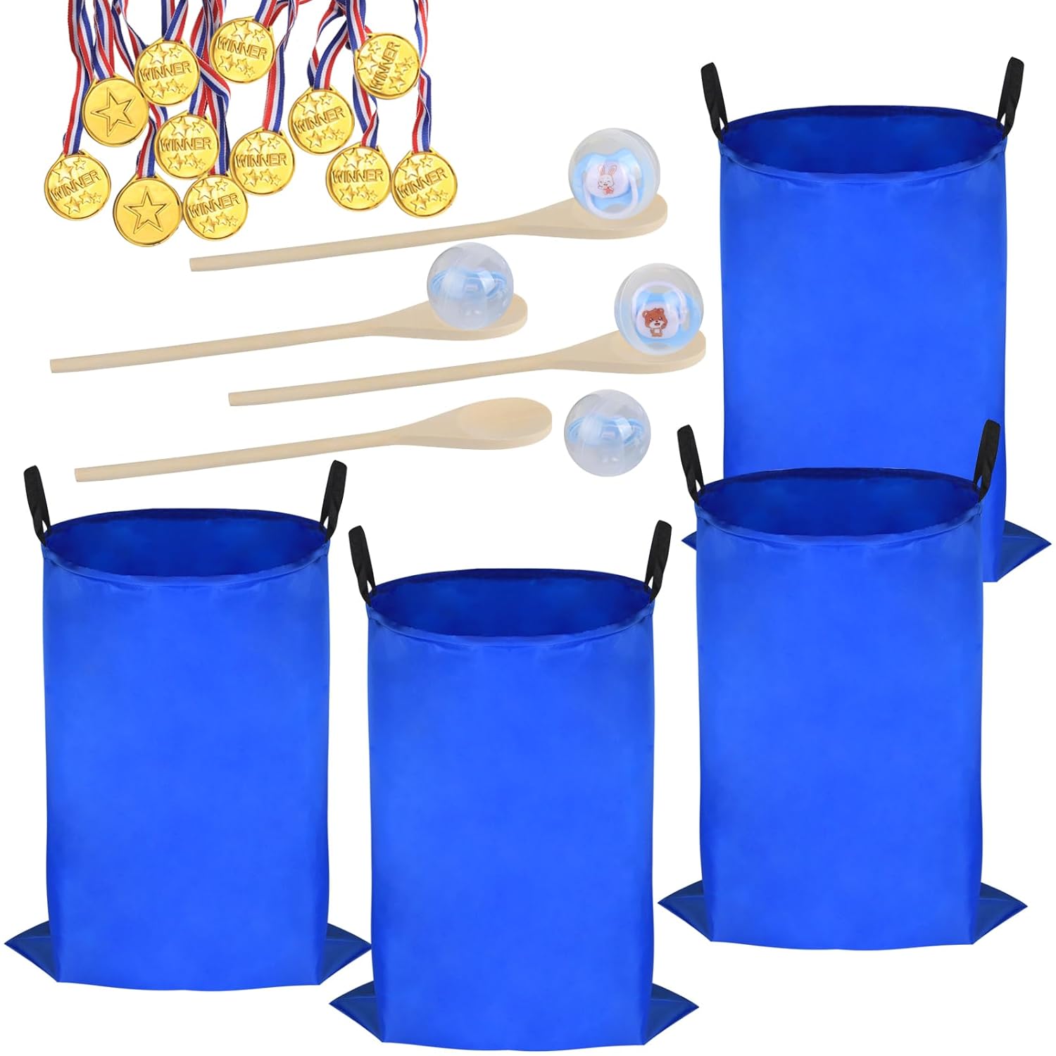 Outdoor Games, Potato Sack Race Bags, Baby Shower Games Funny Activities - Funniest Baby Shower Game Ever, Ice Breakers For Boy Or Girl