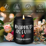 Scented Candles - Newly Wed Gifts For The Couple, Funny Wedding Gifts For Newlyweds, Married Couple - Wedding Congratulations Presents, Honeymoon, Married Present For Bride, Groom