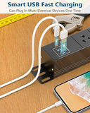 8 Outlet Heavy Duty Power Strip 20W USB C 6FT Metal Surge Protector