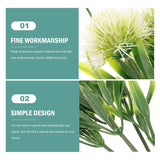 4Pcs Simulation Dandelions, 11.8In Artificial Dandelions Fake Dandelion Flowers, Gerbera Flower Ball Artificial Bouquet For Flower Arrangement Home Wedding Party Decoration Garden Balcony