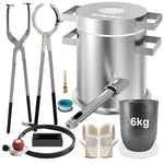 6Kg Propane Melting Furnace Kit – Metal Casting Machine For Gold, Silver, Copper, Jewelry Making & Refining