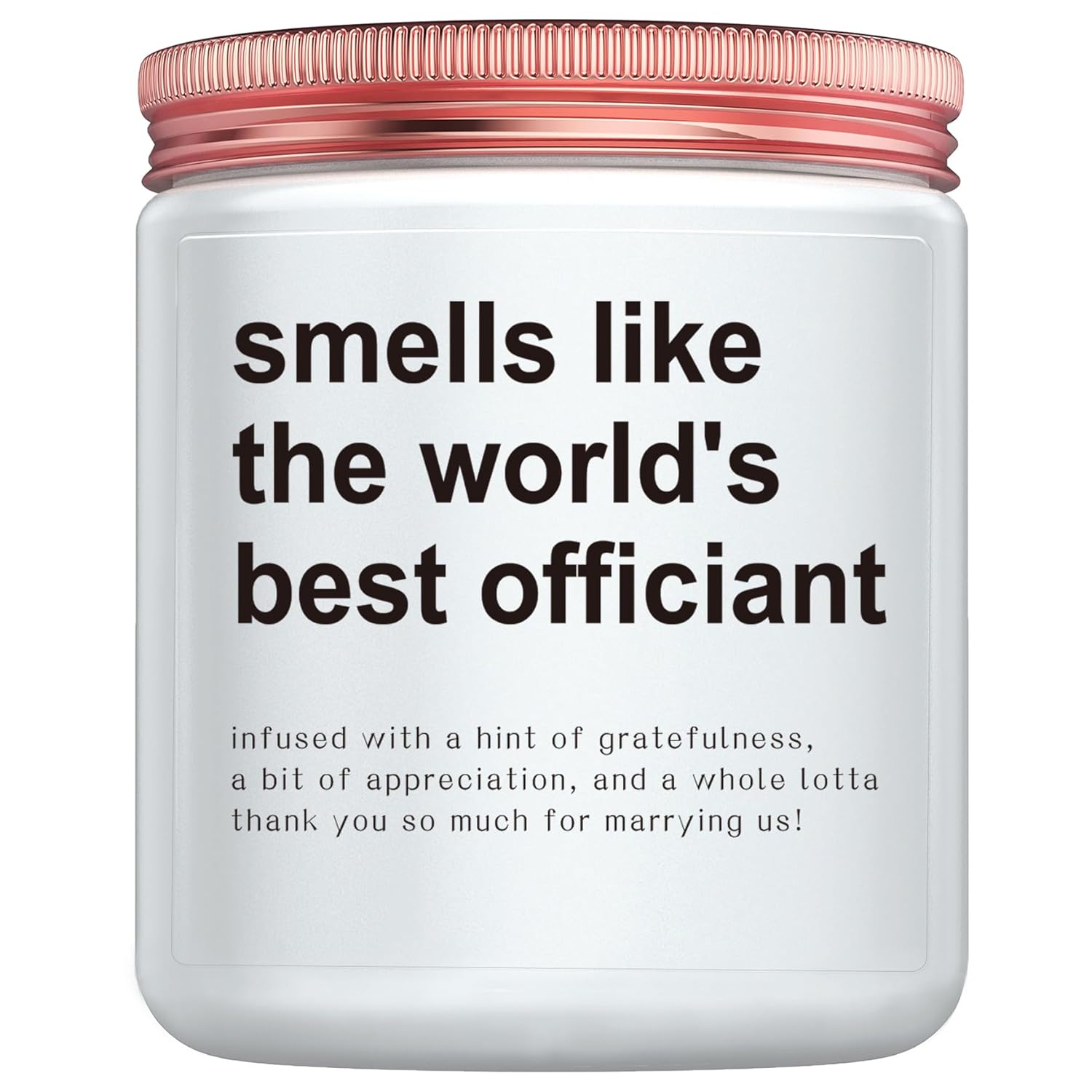 Funny Wedding Officiant Gifts, Unique Women Men Officiant Candle Gift For Wedding Day Christmas