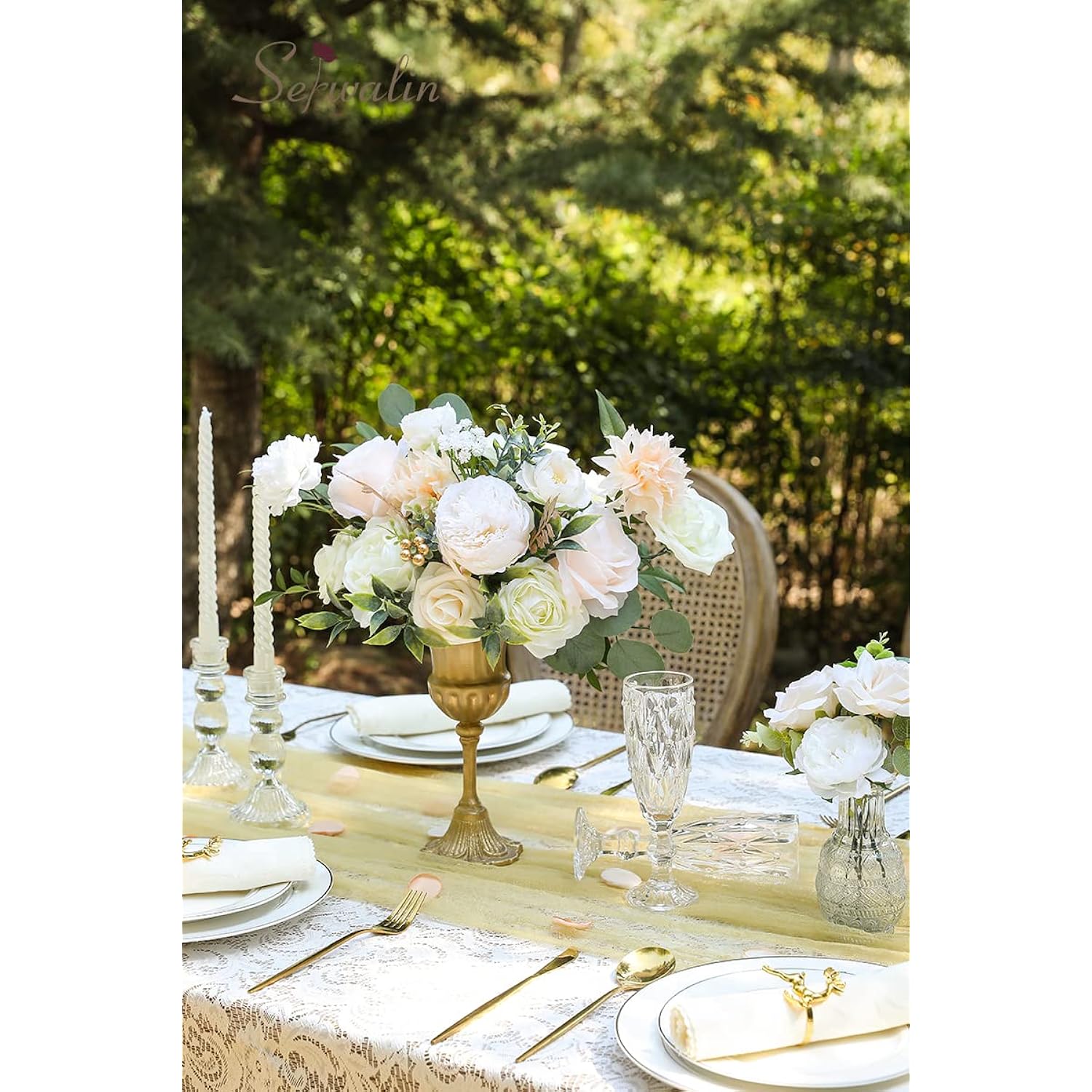 Artificial Flowers White Peony Flowers Fake Wedding Flowers Cake Flowers For Wedding Bouquets Bridal Shower Centerpieces Floral Arrangements Party Decor