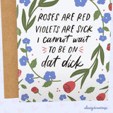 Funny Valentine'S Day Card For Boyfriend | I Cannot Wait To Be On Dat | Naughty Birthday Card For Men | Funny Anniversary Cards For Husband