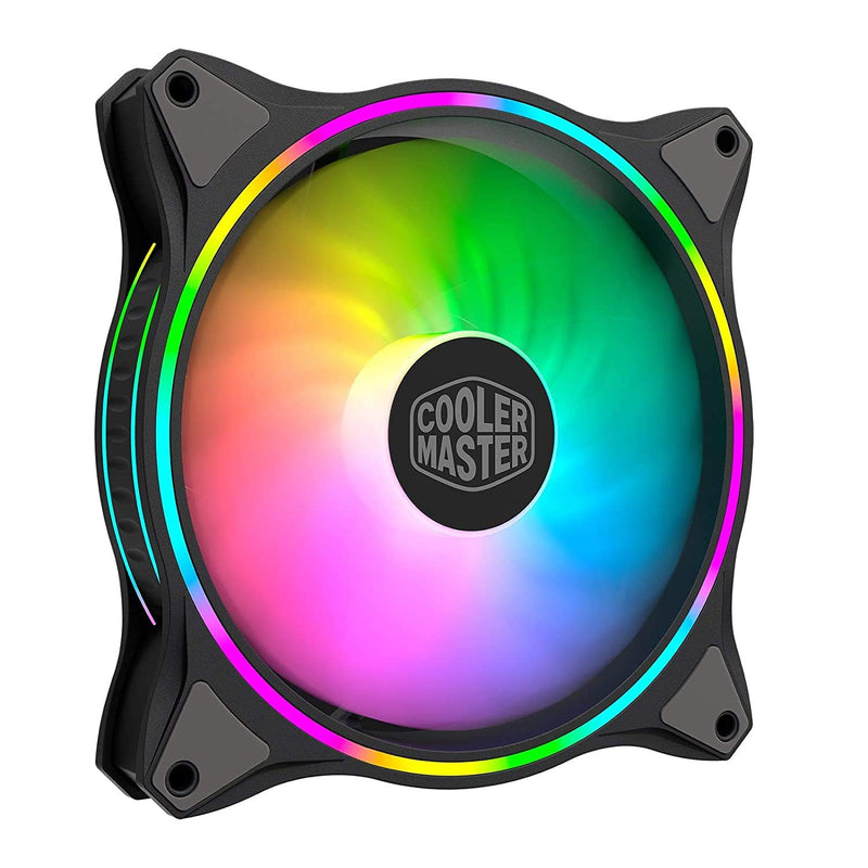 Cooler Master Masterfan Mf140 Halo Duo-Ring Addressable Rgb Lighting 140Mm Fan