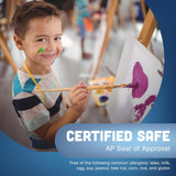 Constructive Playthings Washable Tempera Paint For Kids, Classroom Painting Supplies, 1 Pint, Blue