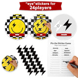 One Happy Dude Party Game Decoration Pin The Eye On The Smile Face Party Favors Supplies For Birthday Baby Shower