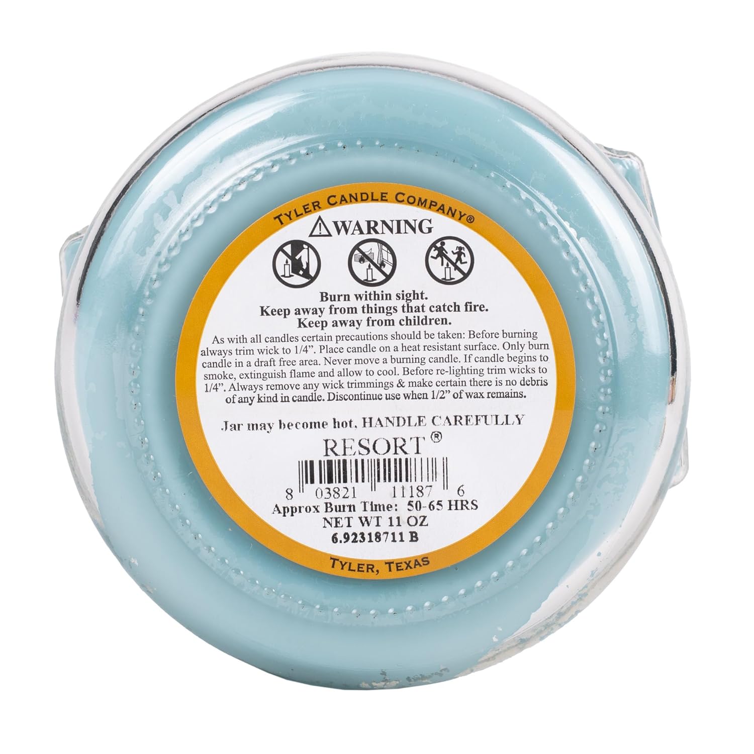 11187 Resort 11 Ounce Scented Jar Candle For Home Or Office, Pack Of 2