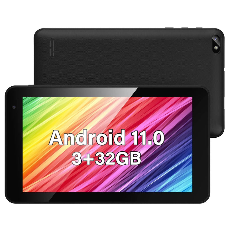 7 Inch Tablet, Android 11, 3Gb Ram 32Gb Rom, Quad-Core Processor, Dual Camera,