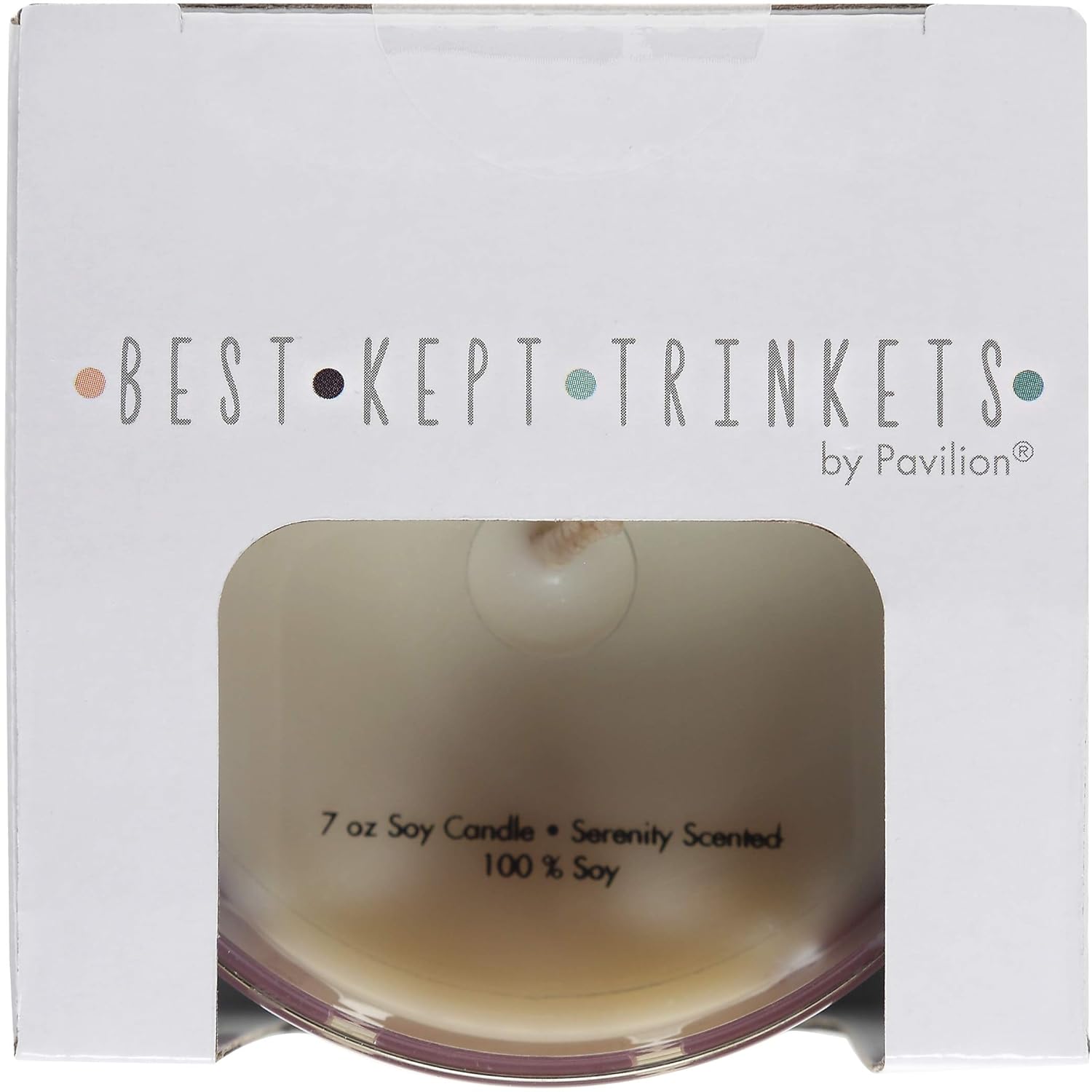 Pavilion Gift Company Purple Best Mom Ever-7 Oz Glass Candle-Serenity Fresh Cotton Scent