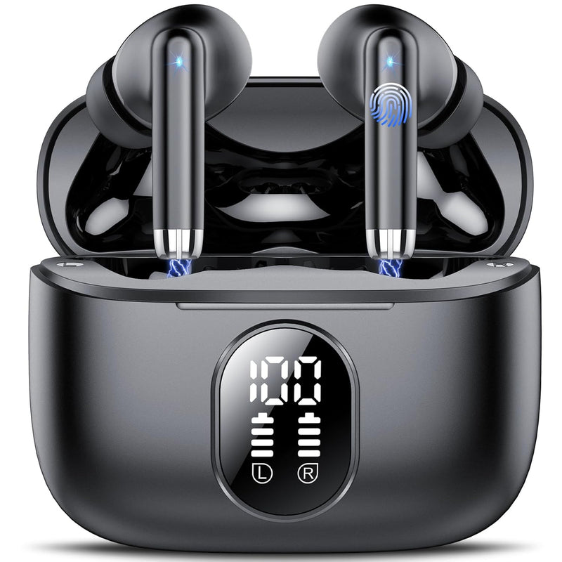 Wireless Earbuds, Bluetooth 5.3 Headphones In Ear 40H Playtime, Ear Buds Deep