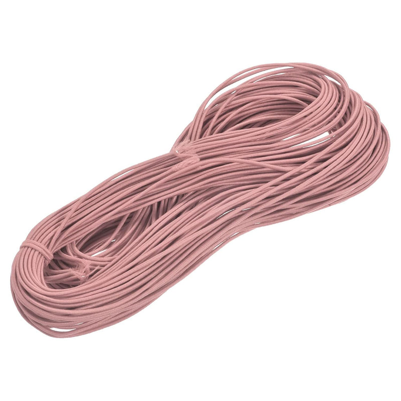 Elastic Cord Bracelets Stretchy String 2Mm 49 Yards Pure Pink For Jewelry, Bra