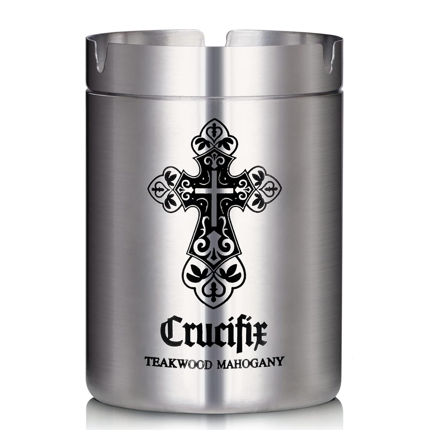 Gothic Scented Candle For Men - Strong Fragranced Masculine Candle Gift, 50+ Hours Burn Time - Mahogany Teakwood