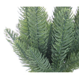 50 Pcs Artificial Pine Branches Green Plants Pine Needles Diy Accessories For Garland Wreath Christmas And Home Garden Decor (50, Green)