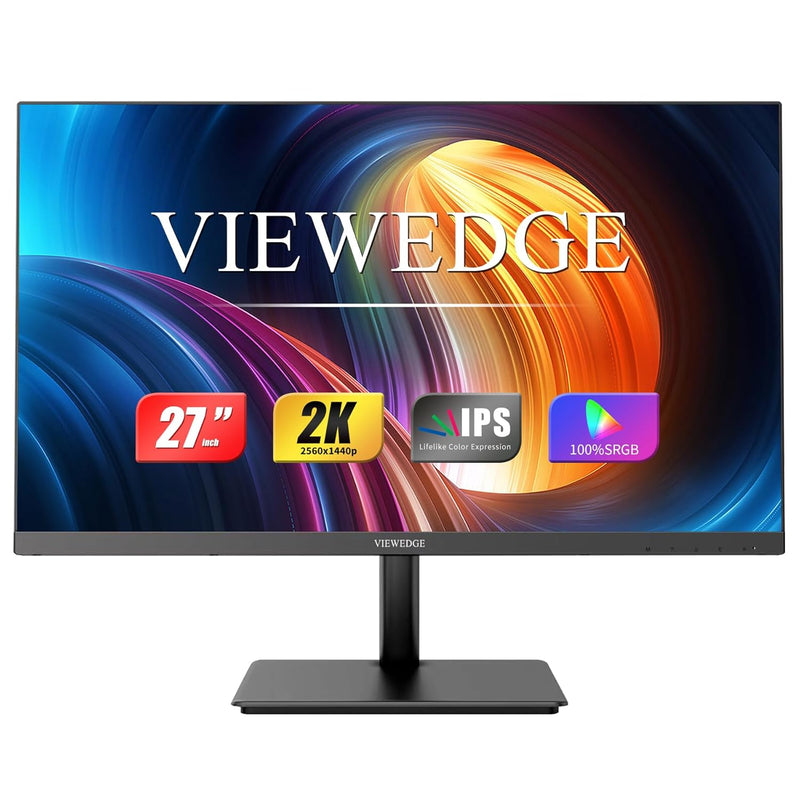 27 Inch Monitor With 2K 2560 X 1440P Ips Panel 75Hz | Computer Monitor 27 Inch