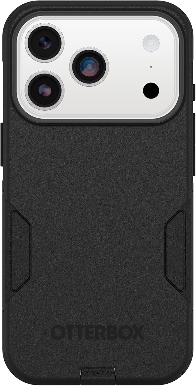 Apple iPhone 18 Pro and iPhone 17 Pro Commuter Series Case Black Rugged Cover