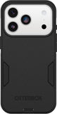 Apple iPhone 18 Pro and iPhone 17 Pro Commuter Series Case Black Rugged Cover