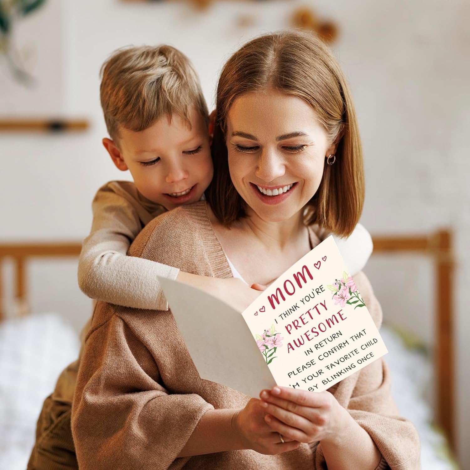 Valentines Day Card For Mom, Funny Birthday Card For Mom Gifts From Daughters Son Birthday Gift For Women Sentimental Gifts For Moms Mother Stepmom I Love You Retirement Mothers Day