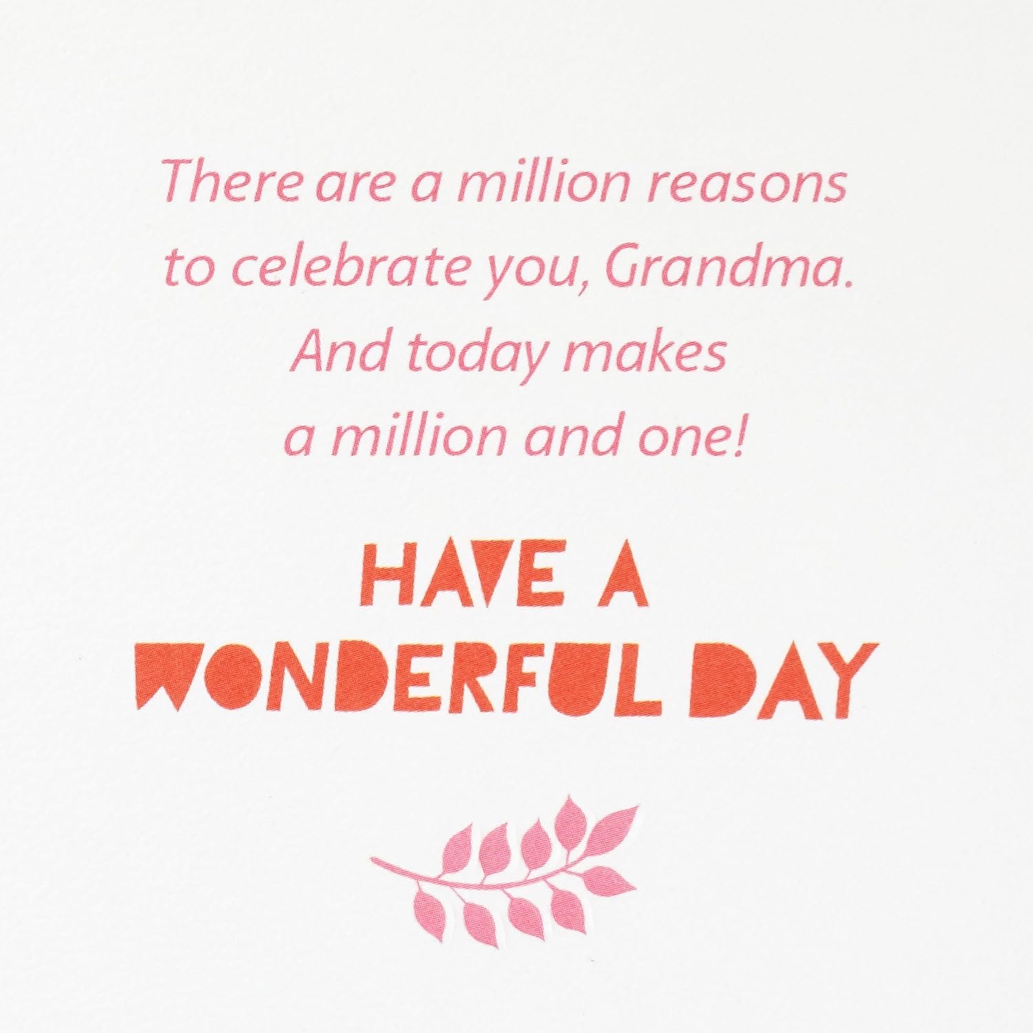 Hallmark Card for Grandma (Good-hearted) for Grandparent's Day, Birthday, Just Because and More