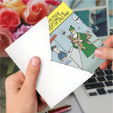 Pack Of 3 Funny St. Patrick'S Day Greeting Cards With Envelopes (1 Designs, 3 Each) Overnighting The Snakes C3566Spg-C3X1