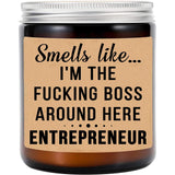 Entrepreneur Gift - New Busines Owner - Opening A Small Business Present Idea For Men And Women - Funny Starting A Business Gift - Soy Candle