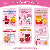 Vending Valentines Day Box And Cards For Kids Classroom School Exchange, Great Valentines Gifts Party Favors For Boys Girls (1 Diy Box, 32 Valentine Cards, 1 Teacher Card)