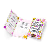 Grandma Birthday Card, Made In America, Thick Card Stock With Premium Envelope Packaged In A Reusable Presentation Mailer, Eco-Friendly, 5In X 7.75In
