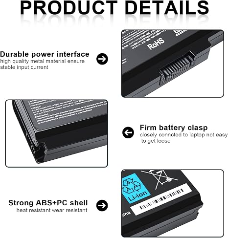 Toshiba PA3817U-1BRS Laptop Battery Replacement for Satellite C655 L655 L755 A660