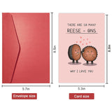 Funny Reese’S Valentines Card, Sweet Anniversary Card For Reese’S Lover, Reeses Peanut Valentines Card Gift For Husband Wife, There Are So Many Reese-Ones Why I Love You