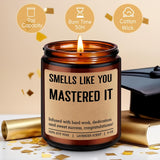 Grad Candle, Masters Degree Graduation Gifts For Her Him, 2026 Graduation Gifts For Masters Degree Women Men, Congratulations Presents For Mba Graduates, Congrats Presents For Masterate