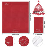 Christmas Guest Napkins Red Green Merry Christmas Paper Napkins Disposable Xmas Guest Hand Napkin Towel For Winter Holiday Party Supplies Bathroom Table Decor,80Pcs