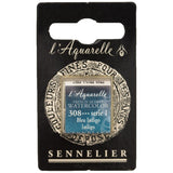 SENNELIER L'Aquarell French Watercolor Half Pan Replacement, Indigo