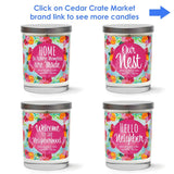 Hello Neighbor - Housewarming Gifts New Home - House Warming Candle For Women, Men, Couples, Apartment, Decor Ideas, Welcome, Hostess, Handmade In Usa