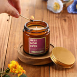 2 Pcs Christmas Candle Gifts 3.5Oz Soy Wax Gold Foil Label Mother'S Birthday Gift Scented Candles For Mom From Daughter Son, Funny Birthday Thanksgiving For Mom